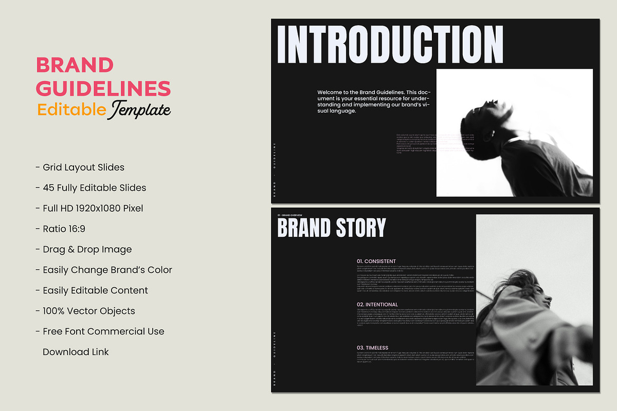LAMIYA | Brand Guideline Template, a Presentation Template by shaondesigns (Photo 2 of 11)