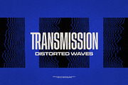 TRANSMISSION  - Distorted Waves, a Graphic by TRASHCRAFT (Thumbnail 1 of 6)
