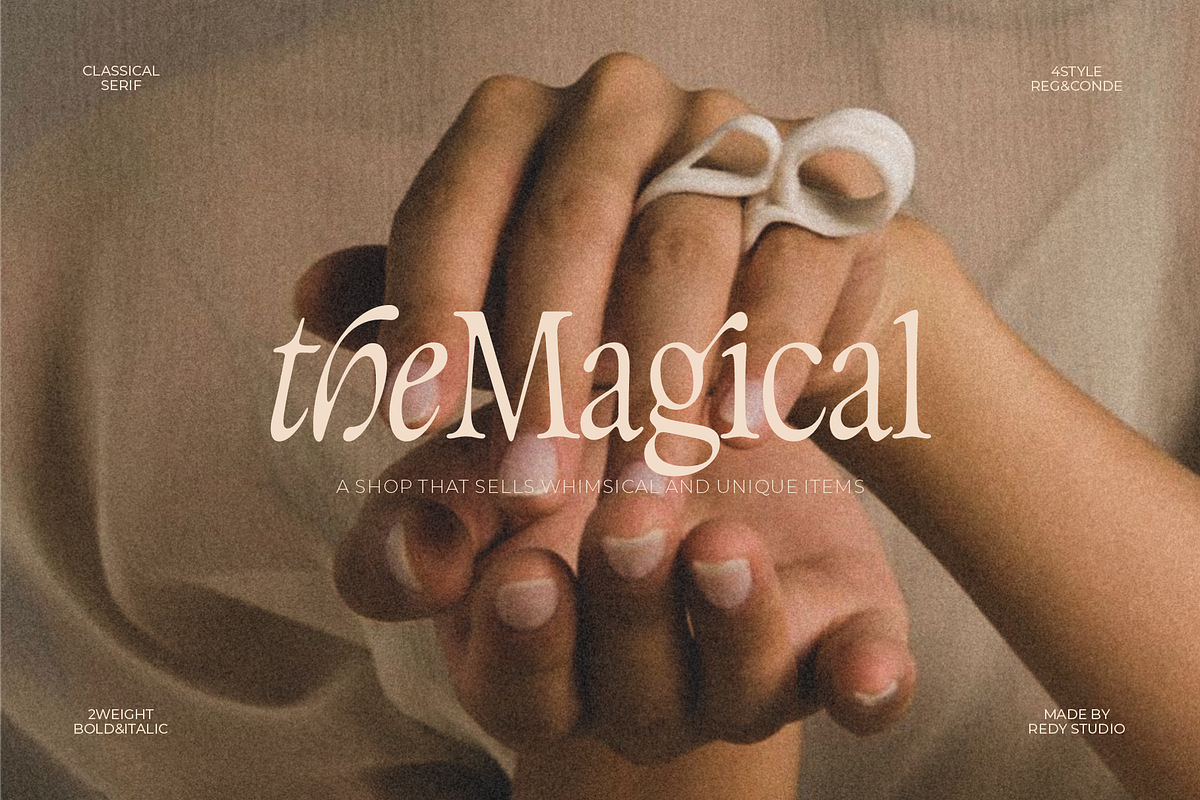 Classical - A Stylish Vintage Serif, a Serif Font by RedyStudio (Photo 9 of 15)