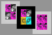 Poster Mockup 2x2 Grid, an Advertising Mockup by Glue Lab (Thumbnail 2 of 4)