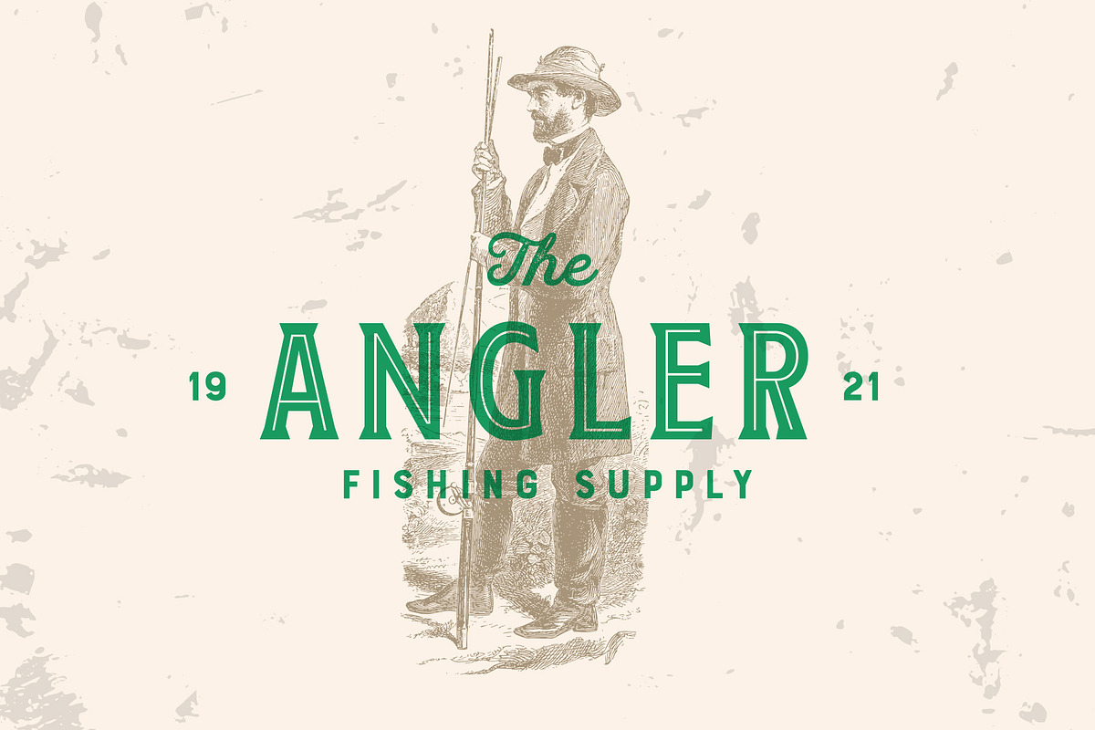 Fishing - Vintage Illustration Set, an Illustration by Graphic Goods (Photo 4 of 6)