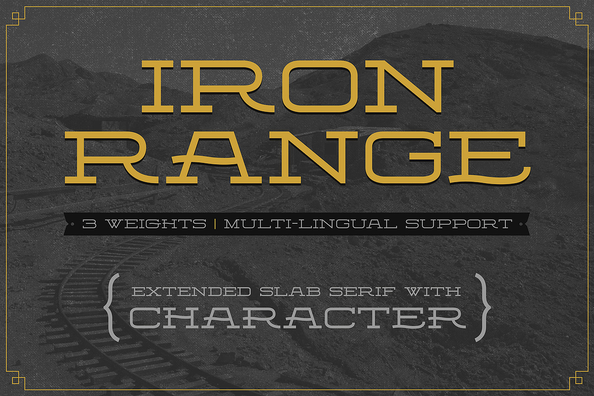 Iron Range Typeface