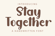 Stay Together, a Handwritten Font by InermediaSTUDIO (Thumbnail 1 of 7)