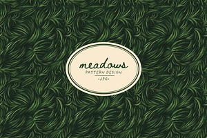 meadow seamless green pattern