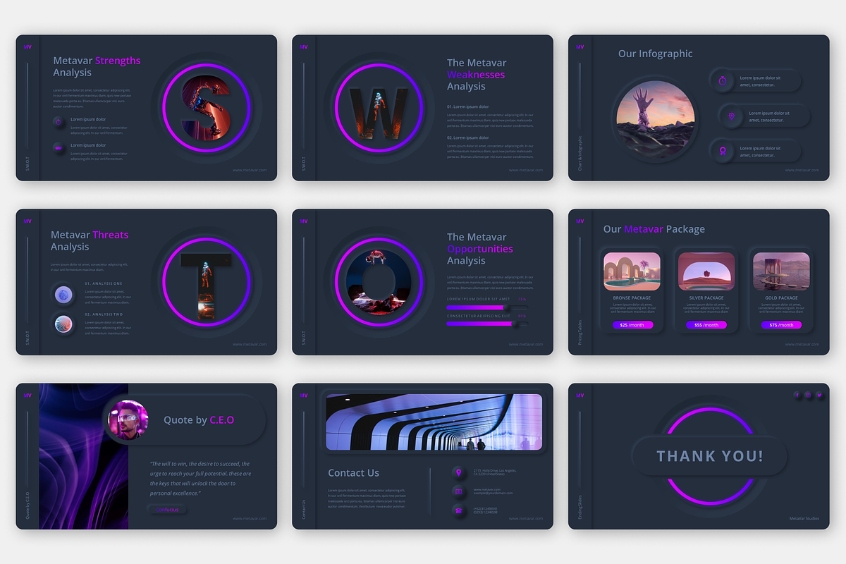 Metavar – Virtual Reality, a Presentation Template by Monsgraph Creative Studio (Photo 2 of 5)
