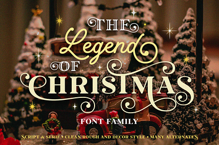 Legend of Christmas, a Serif Font by Larin Type Co.