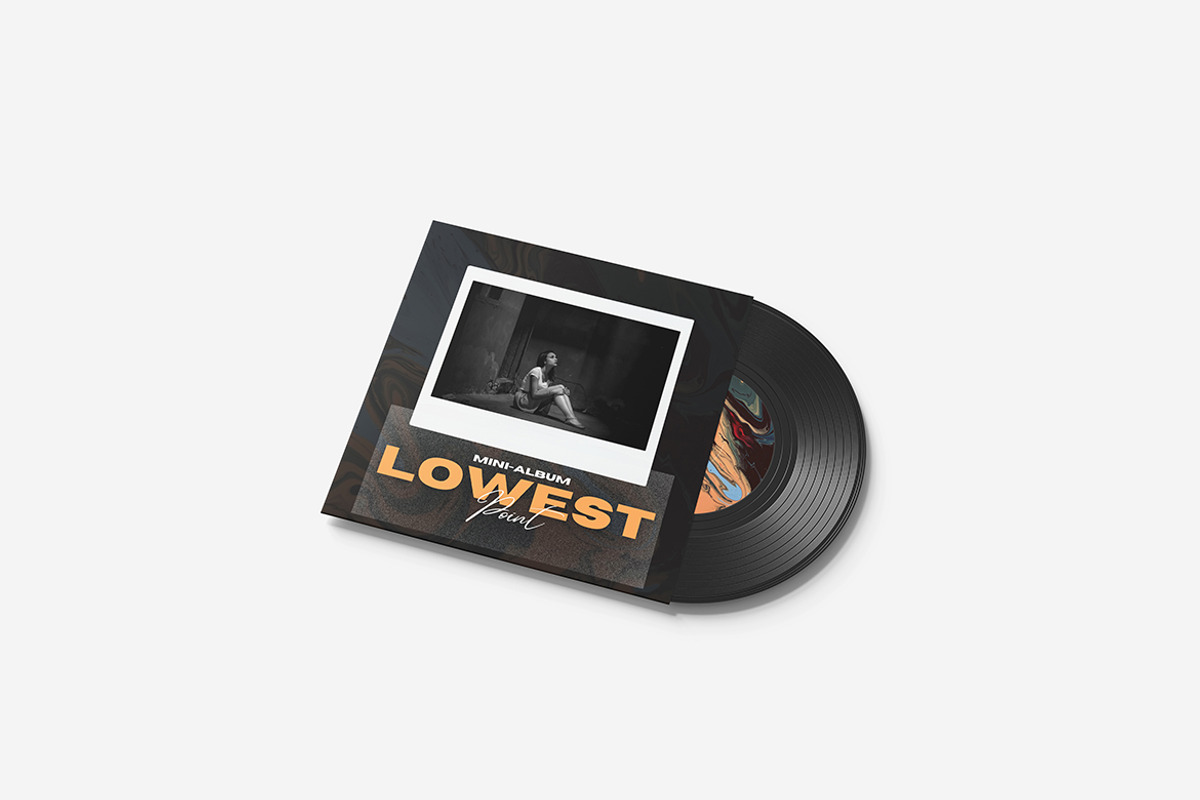 Vinyl Record Mockup, a Product Mockup by MrLetters (Photo 5 of 5)