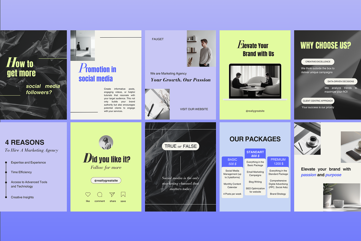 Digital Marketing Instagram Kit, a Social Media Template by Ollyta May (Photo 6 of 13)