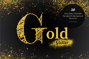 Gold Glitter, a Wallpaper Graphic by BomSymbols (Thumbnail 1 of 5)