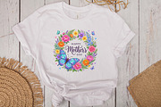Happy Mother's Day Floral PNG, an Animal Illustration by CraftArtStudio (Thumbnail 3 of 4)