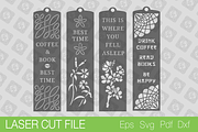 Bookmark Laser Cut SVG, a Templates & Theme by Lerina Art (Thumbnail 2 of 3)