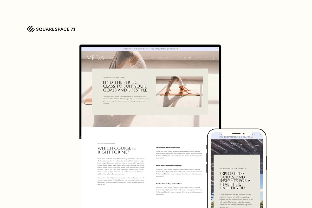 Squarespace 7.1 Website Template, a Squarespace Template by Iris Avenue Studio (Photo 6 of 7)