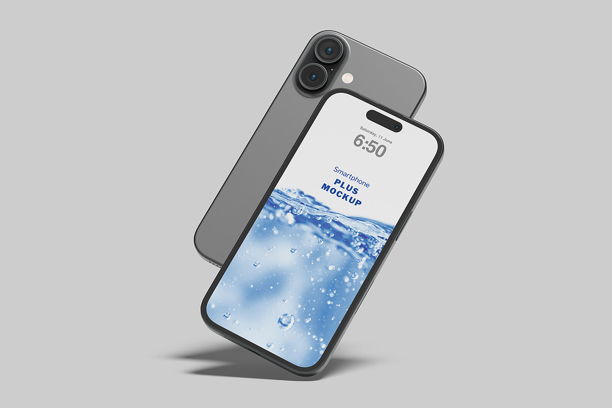 iPhone 16 - App Presentation Mockup, an iPhone Mockup by lamorastudio (Photo 2 of 13)
