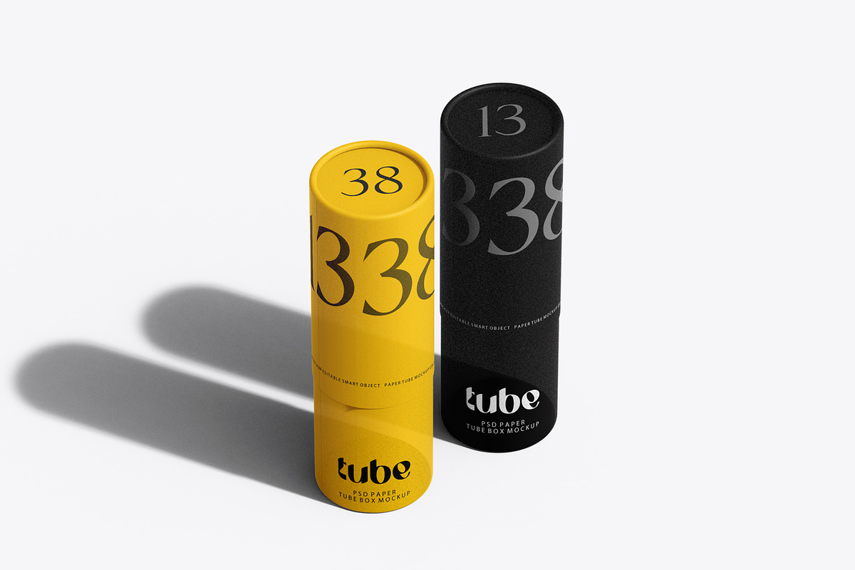 Cosmetic Paper Tube PSD Mockup, a Packaging Mockup by Ram Studio LLC (Photo 6 of 6)