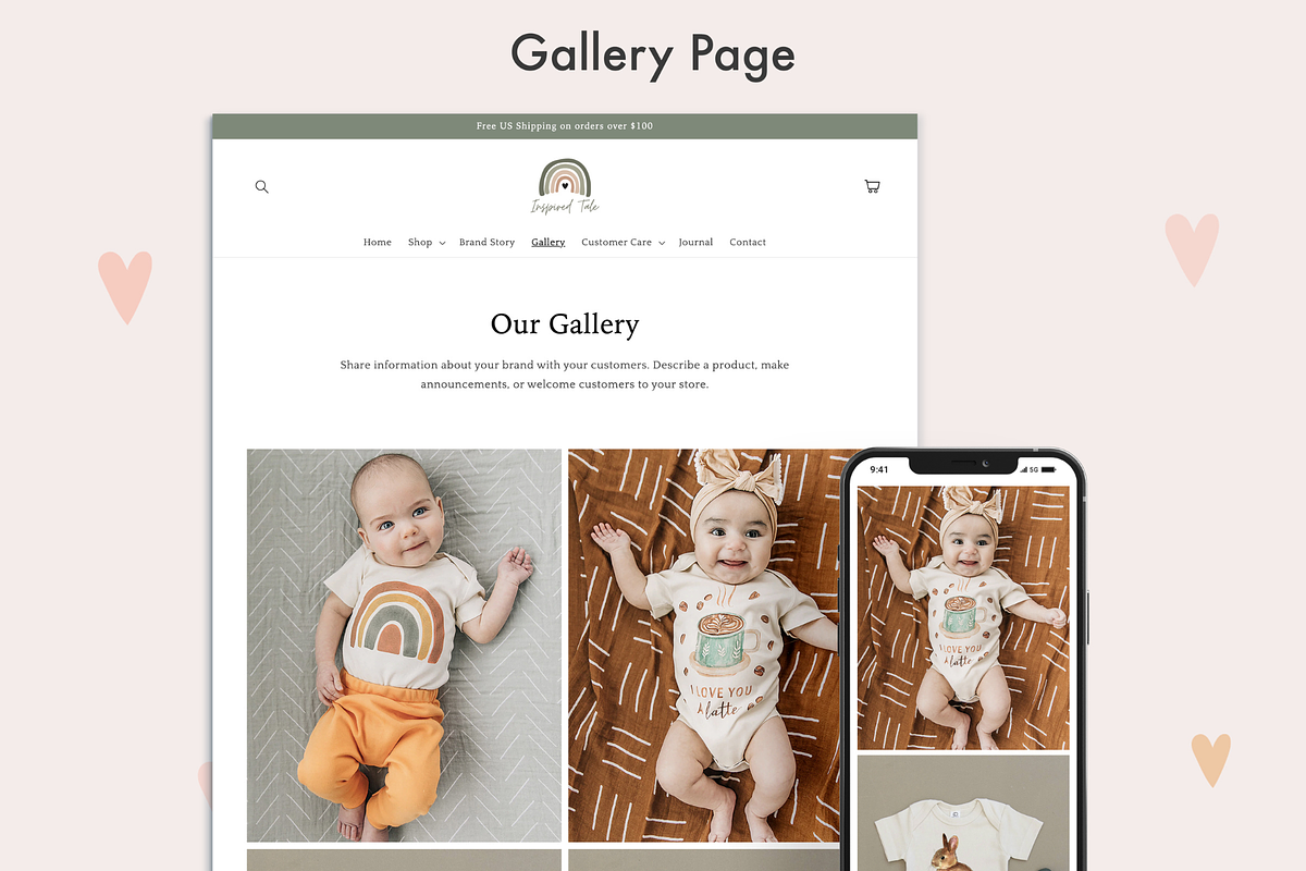 Tale - Baby & Kids Shopify Theme, a Templates & Theme by InspiredTheme (Photo 4 of 8)