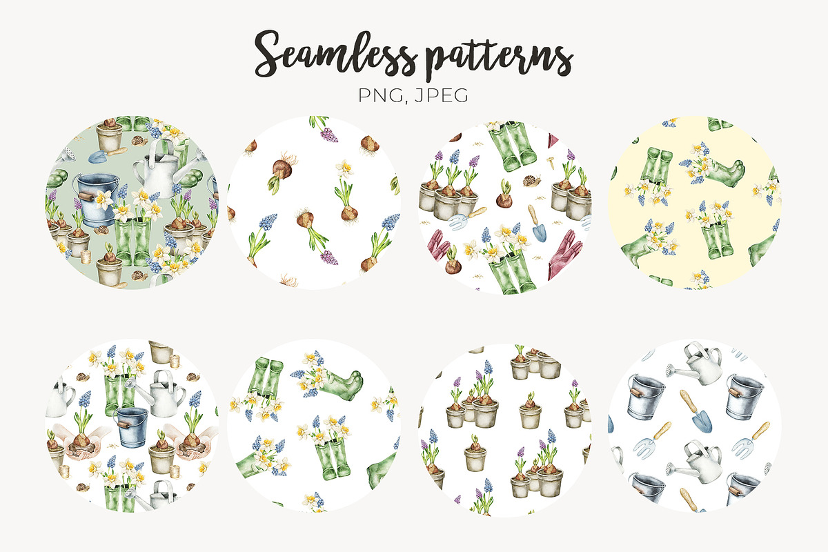 Gardening Watercolor Clip art, an Object Illustration by Eves_Aquadreams (Photo 8 of 13)