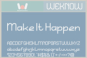 Quiet Thinker font, a Sans Serif Font by weknow (Thumbnail 5 of 8)