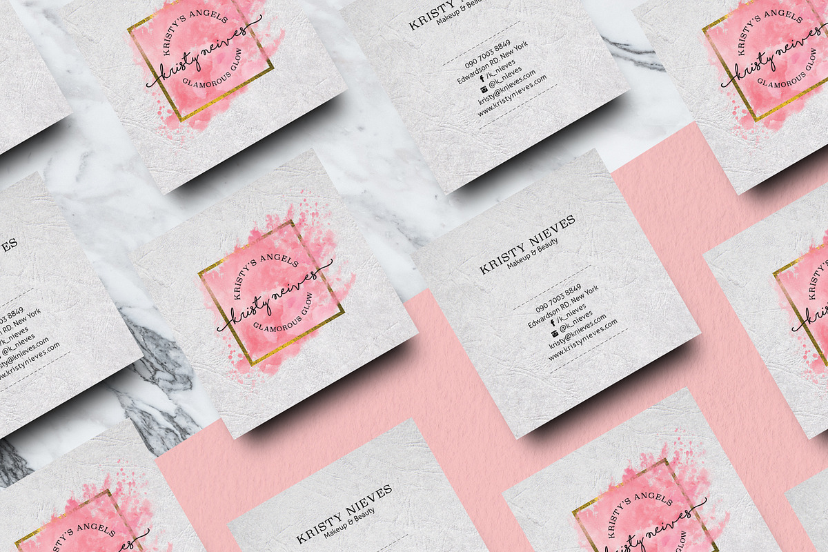Square Business Template Card, a Business Card Template by Design Dock (Photo 2 of 3)