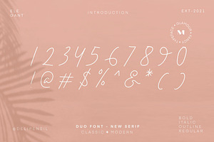 Molina - Duo Font Modern Serif