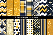 Digital Paper Backgrounds, a Pattern Graphic by Dream Creation (Thumbnail 1 of 5)