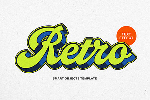 Retro Comic Text Effect, a Layer Style Add-On by Design Squad