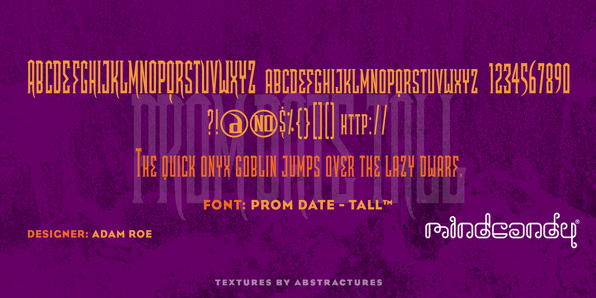 Promdate™, a Serif Font by MINDCANDY (Photo 2 of 2)