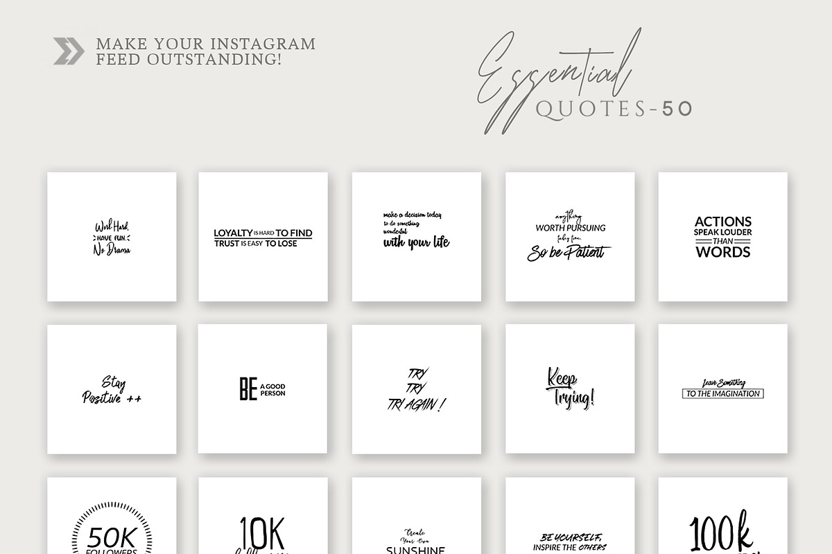 645 Essential Social Media Quotes, a Social Media Template by Eviory (Photo 16 of 25)