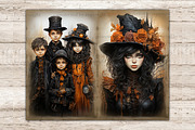 Victorian Autumn Junk Journal Pages, a Person Illustration by GlamArtZhanna (Thumbnail 5 of 9)