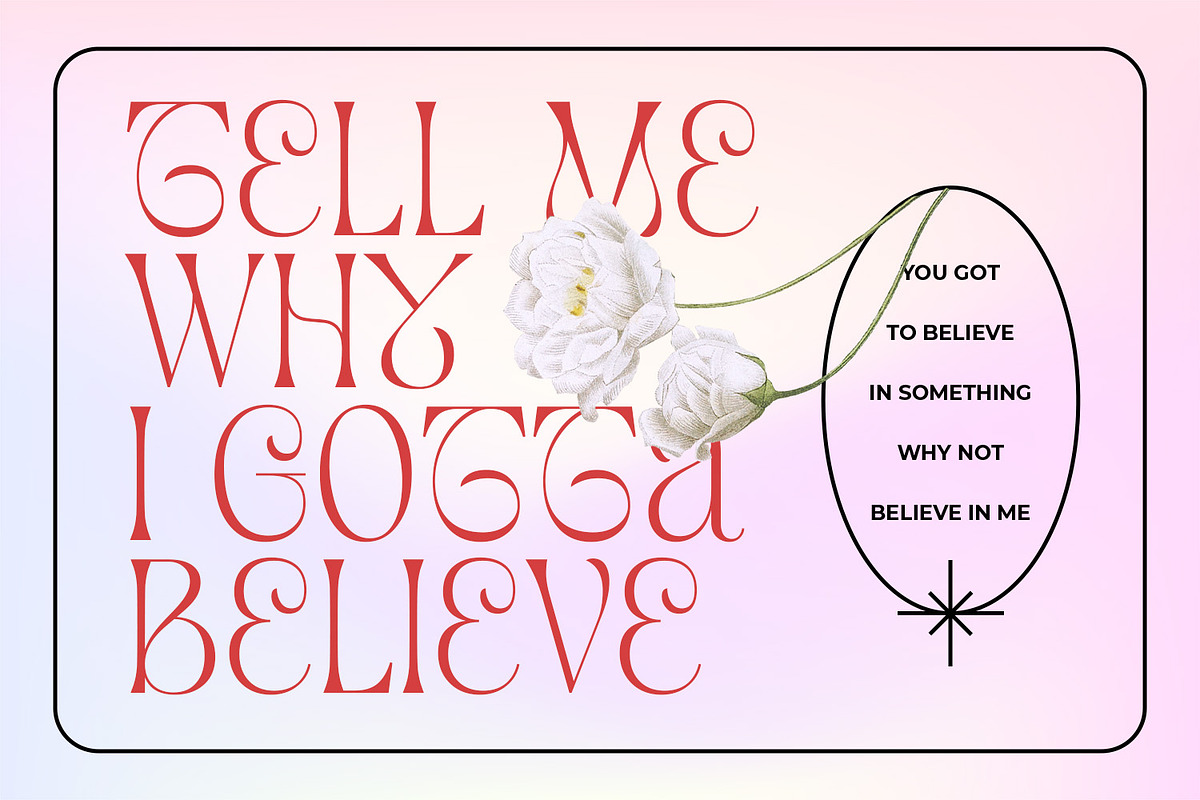 Starcheers - Unique Display, a Serif Font by Mokatype Studio (Photo 5 of 10)