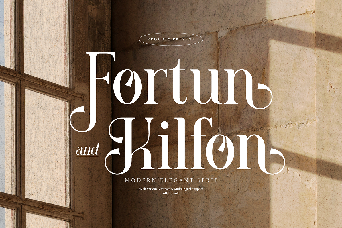 Fortun Kilfon | Modern Elegant Serif, a Serif Font by Denustudios (Photo 1 of 15)