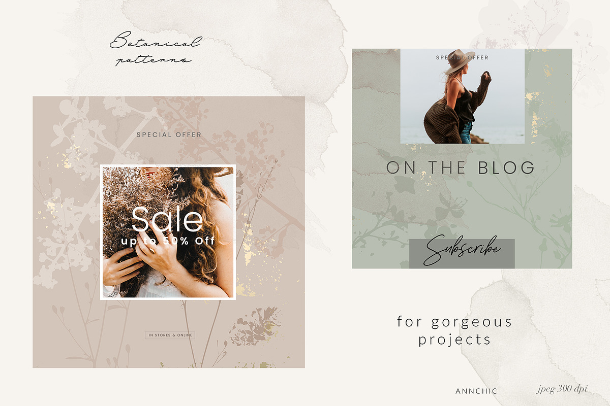 4 FLORAL SEASONS BUNDLE, a Texture Graphic by Anna Sokol (Photo 8 of 55)