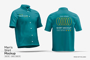 Men’s Shirt Mockup, an Advertising Mockup by renderstockmarket (Thumbnail 1 of 3)