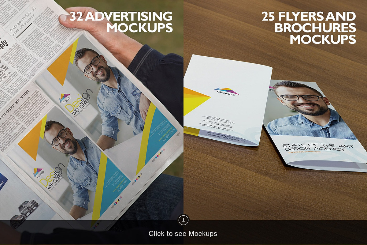 Grandé V3 - 217 PSD MOCKUPS BUNDLE, an iPhone Mockup by ZippyPixels (Photo 5 of 5)
