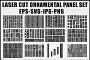 Elegant Laser Cut Panel Designs, an Object Graphic by jahid234 (Thumbnail 1 of 13)