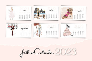 2023 Fashion Illustration Calendar