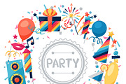 Party backgrounds., an Invitation Template by incomible (Thumbnail 1 of 2)