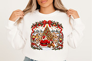 Santa and Reindeer Christmas, a Seasonal Illustration by Craft Nest (Thumbnail 2 of 6)