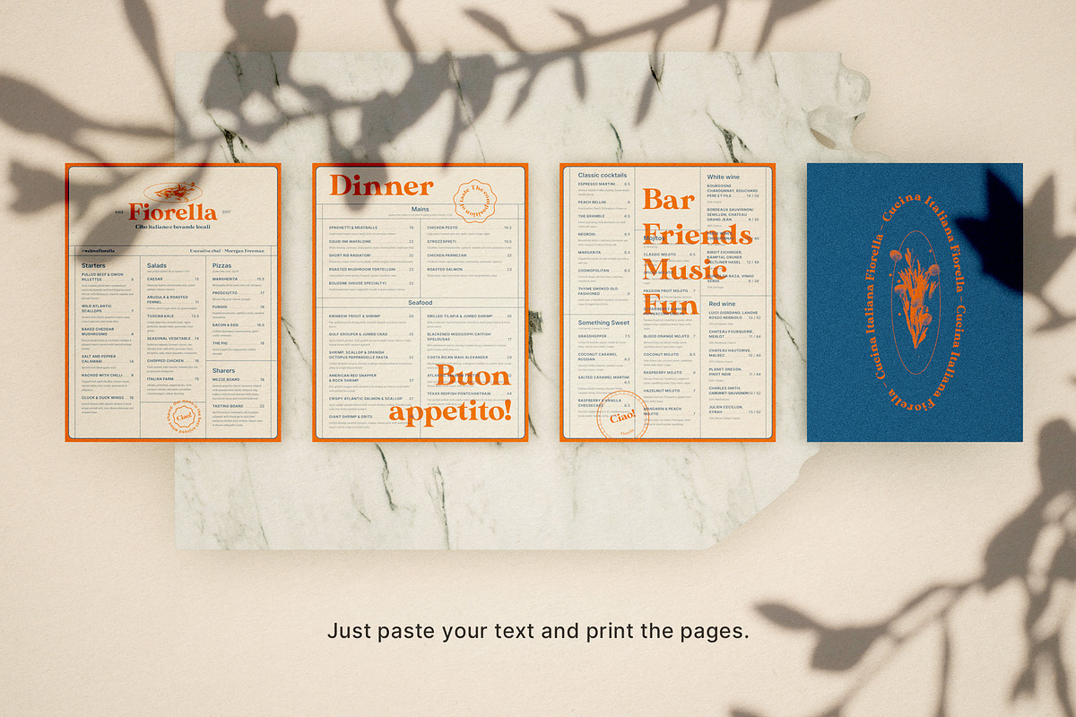 Restaurant Menu Design, a Brochure Template by BigWeek (Photo 2 of 4)