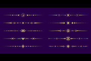 Celestial dividers, separators, a Decorative Illustration by Buch&Bee (Thumbnail 2 of 3)