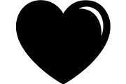 Heart Icons Silhouette, an Object Graphic by Creativeshirt (Thumbnail 6 of 17)