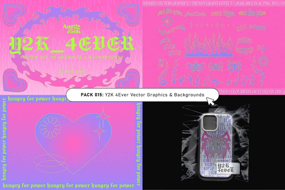 Retro Futurist Bundle 80% OFF, a Texture Graphic by angelainthefields (Photo 19 of 25)