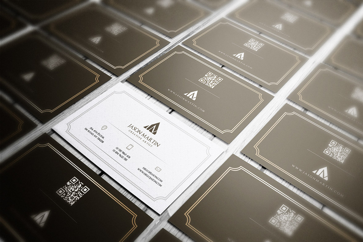 Super Royal Business Card, a Resume Template by bouncy (Photo 2 of 4)