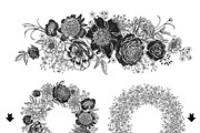 Floral letters and number., a Decorative Illustration by MarinaVorontsova (Thumbnail 9 of 12)