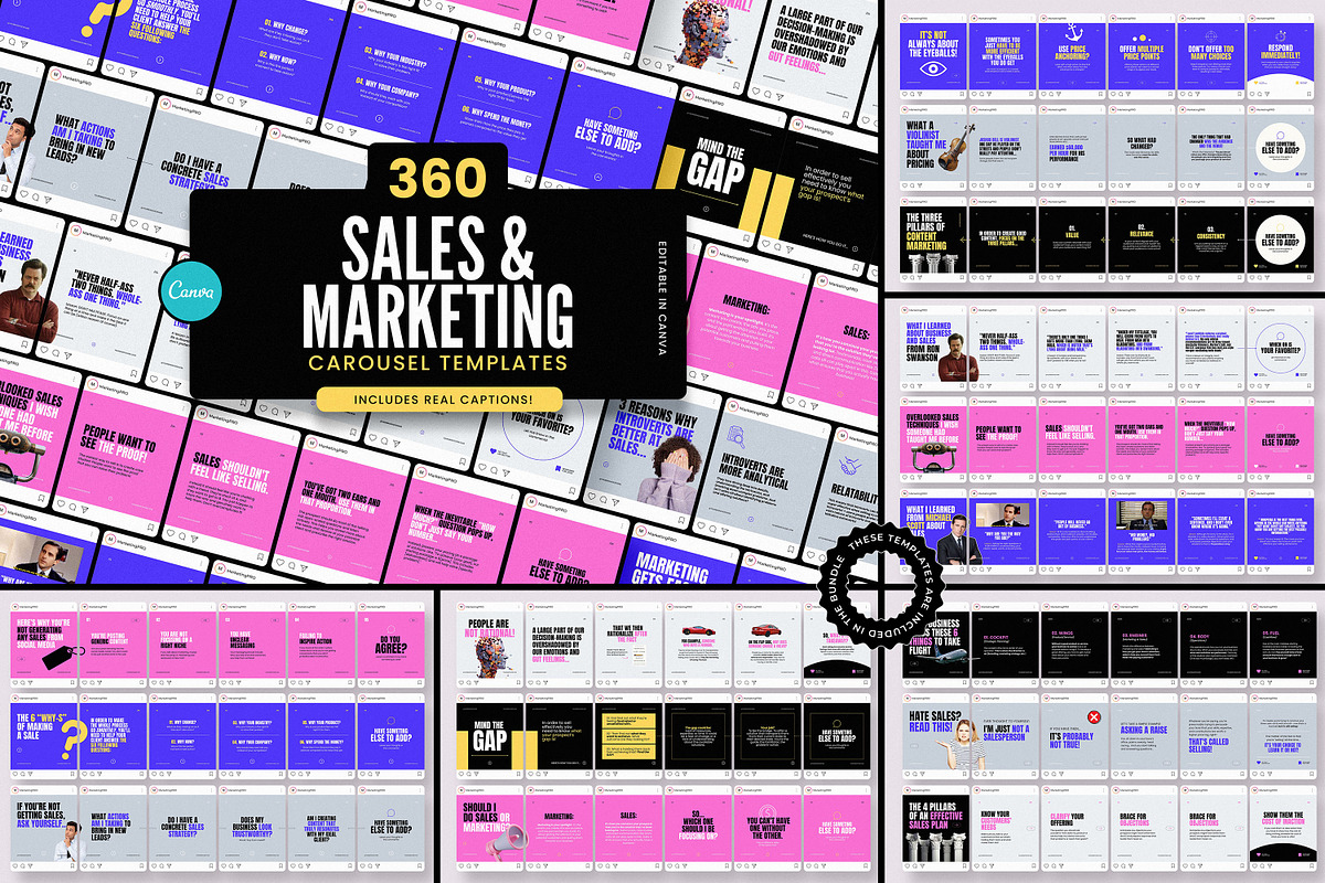 2100+ Marketing Social Media Bundle, a Social Media Template by AndrewPixel (Photo 8 of 9)