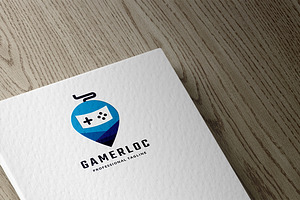 Gamer Location Logo, a Branding & Logo Template by Design_Planet