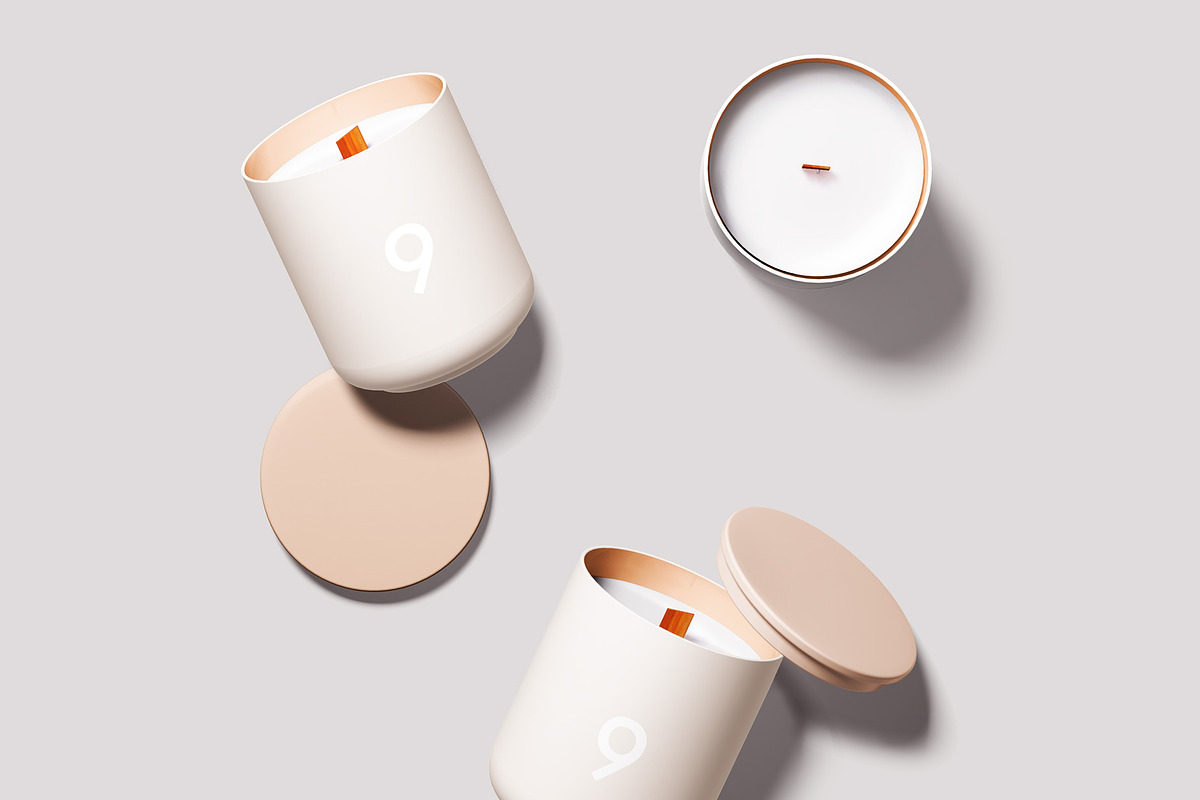 Candle Glass Package Mockup Set, a Household Mockup by GraphicWave (Photo 12 of 13)