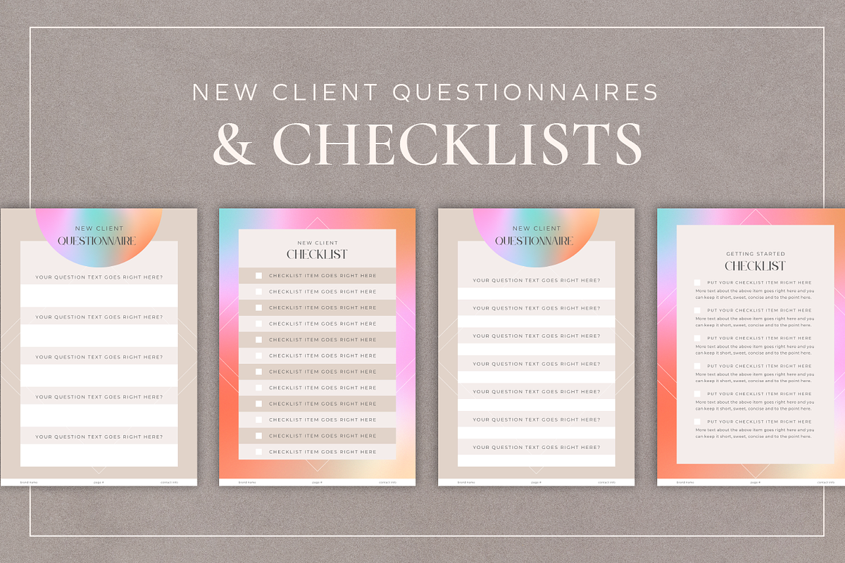 Welcome Packet & Service Guide, a Design Template by Studio Soluna (Photo 11 of 13)