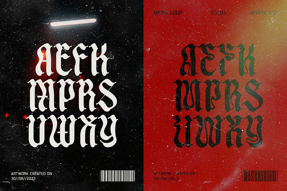 Metal Soup Blackletter Typeface, a Blackletter Font by alit design (Photo 14 of 20)