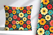 Background Fall Floral, a Decorative Illustration by Sharon Schwalbe (Thumbnail 2 of 5)