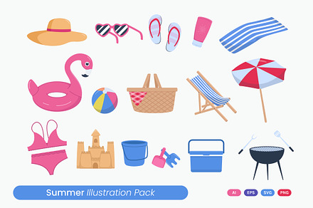 Summer Illustration Pack